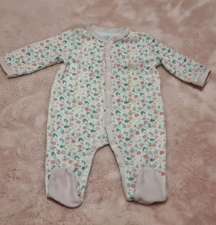 Pyjama velour - 6mois -