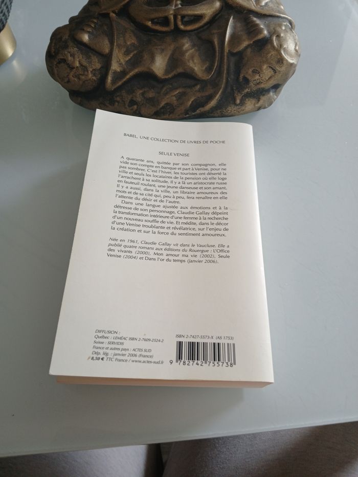 LIVRE SEULE VENISE DE CLAUDE GALLEY - photo numéro 2