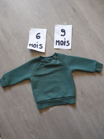 Pull 6-9mois garçon