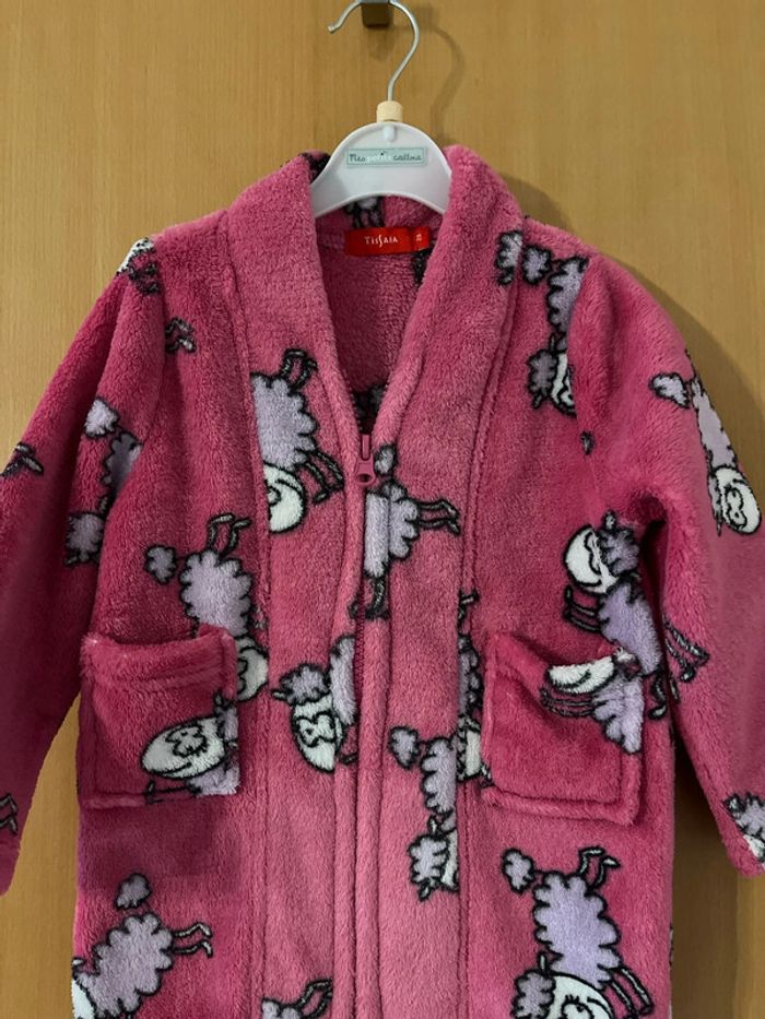 Gilet long polaire mouton 2 ans - photo numéro 2