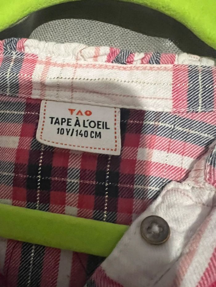 Ensemble chemisier tape à l’œil 10 ans et Jegging 10 ans excellent état - photo numéro 4