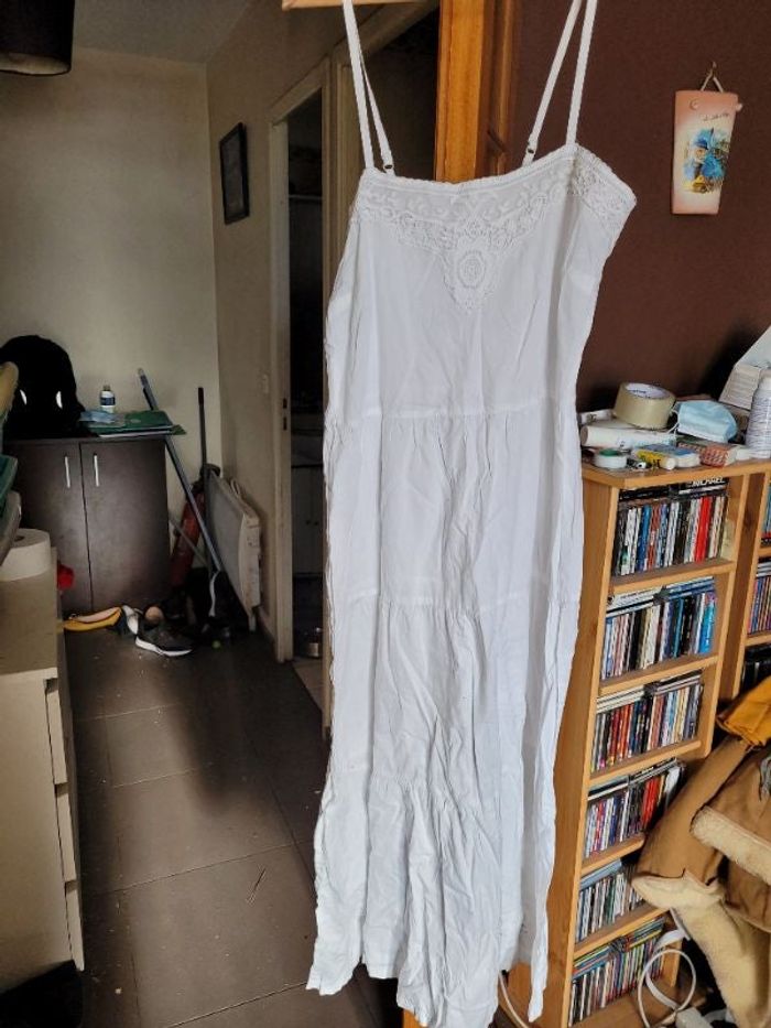 Robe longue à bretelles dos smoke esmara taille 44/46
