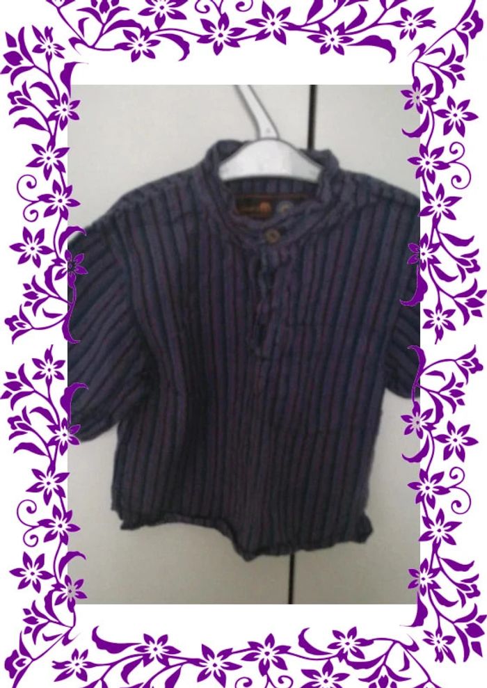 Chemise manches courtes 4ans
