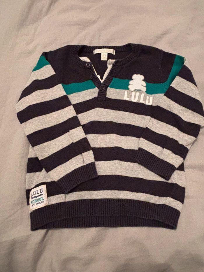pull lulu castagnette 3 ans