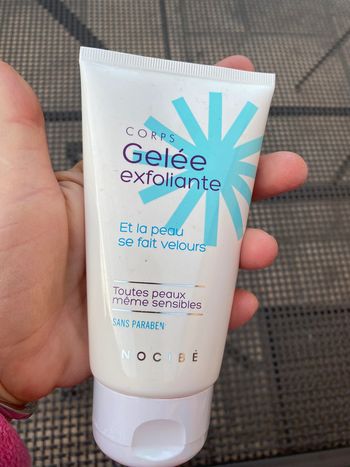 Gelée corps exfoliante Nocibe peaux sensibles NEUF