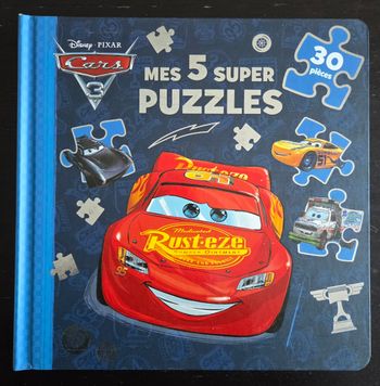 Livre puzzle Cars