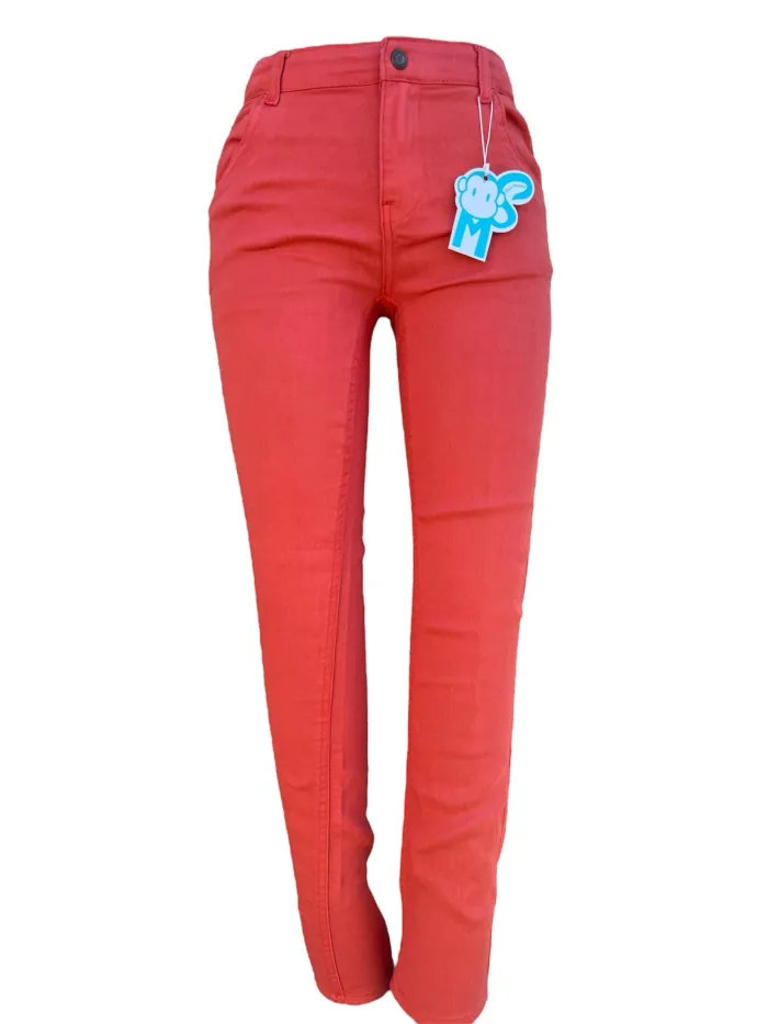 Jean Street Monkey terracotta fille Taille 12 ans neuf