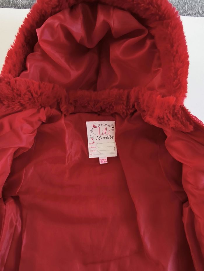 Doudoune rouge - photo numéro 3