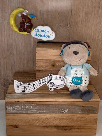 Doudou musical 🎶 ours oscar sauthon