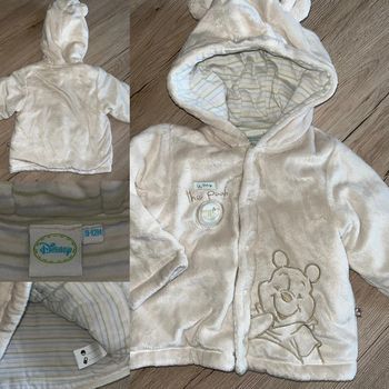 Manteau molletonné 9-12mois Disney