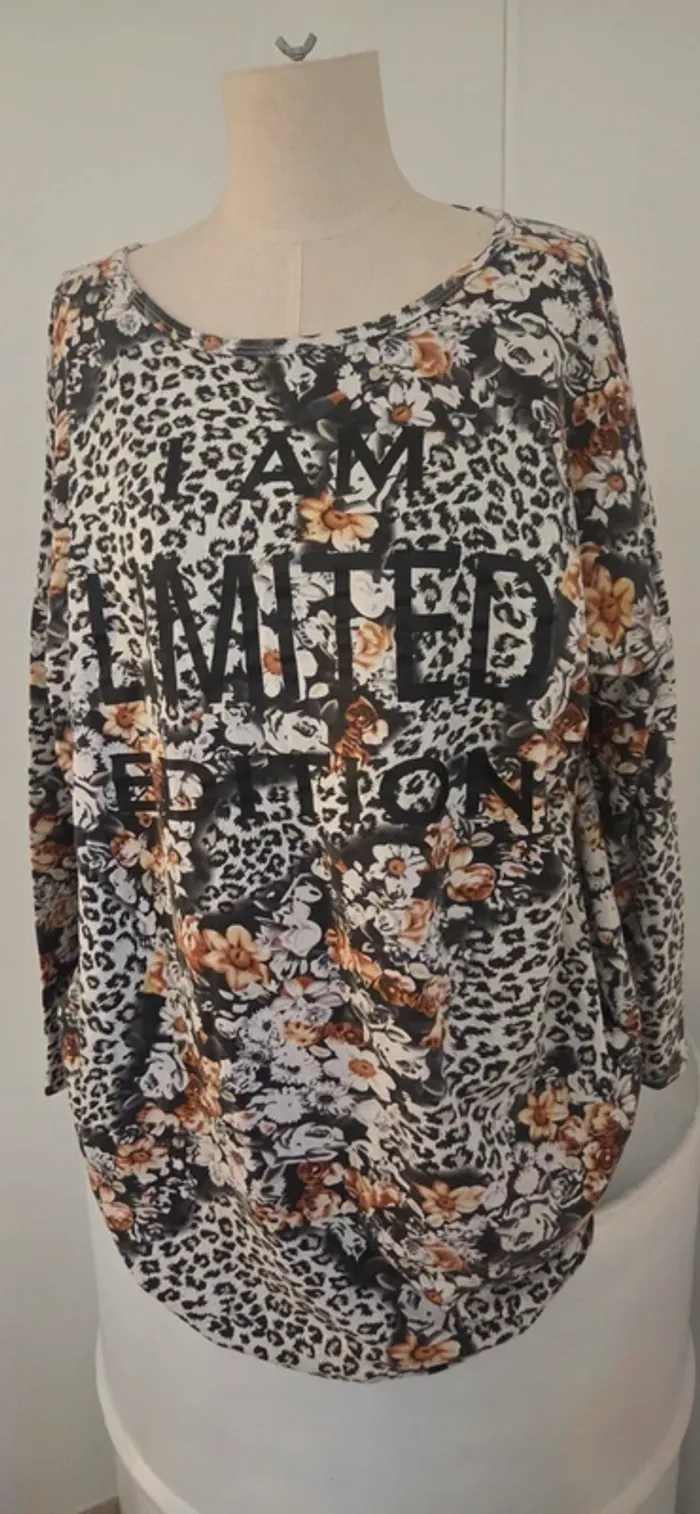 Tunique sweat léopard Made in italy - photo numéro 2