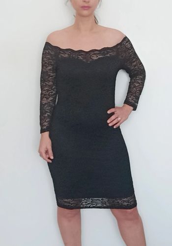 Robe chic doublée dentelle