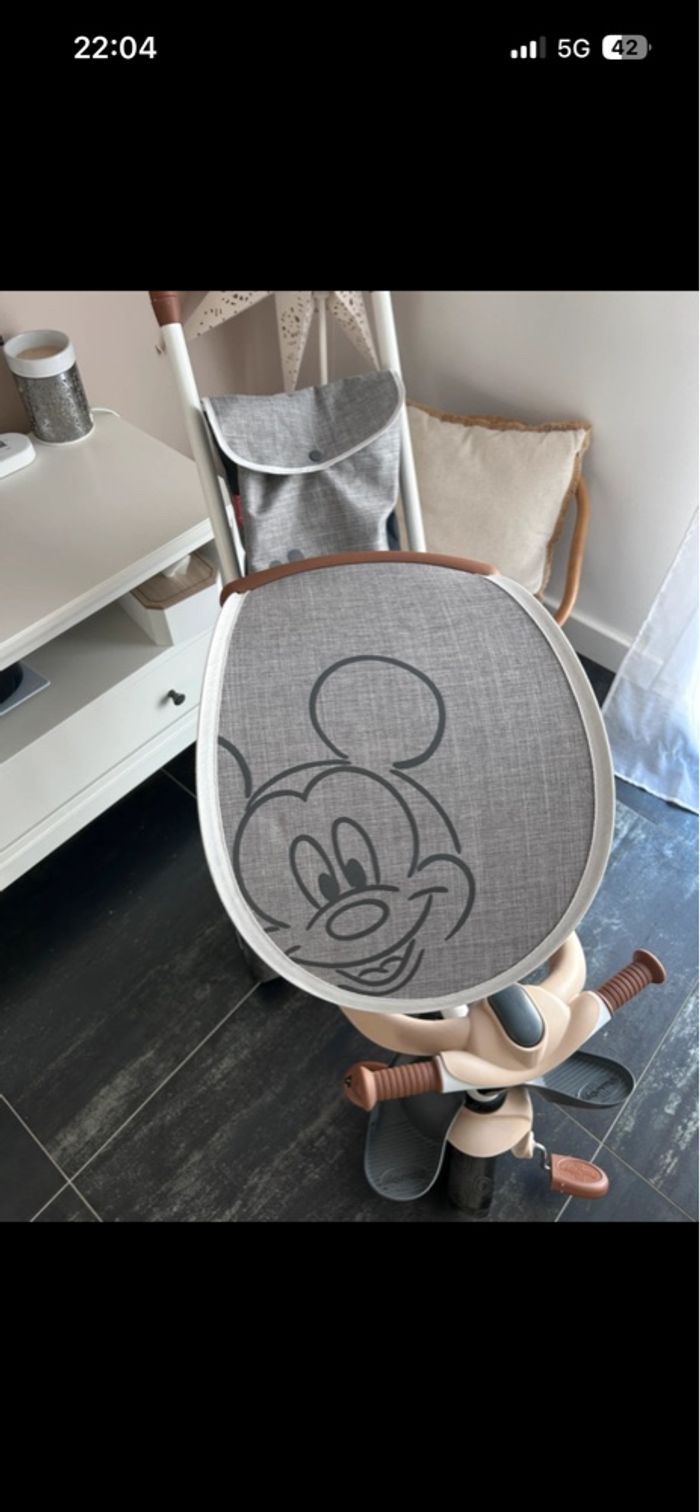 Smoby - Tricycle Mickey évolutif enfant - 3 roues - photo numéro 3