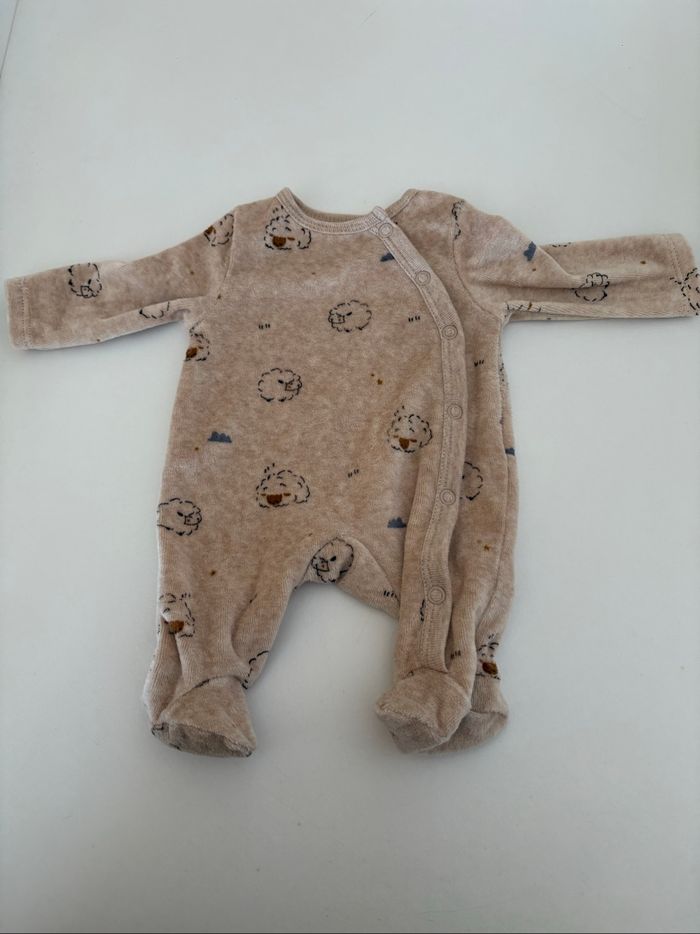 Pyjama beige bébé garçon