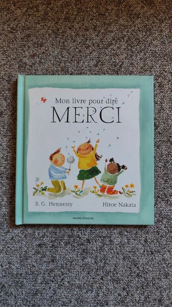 Mon livre pour dire Merci