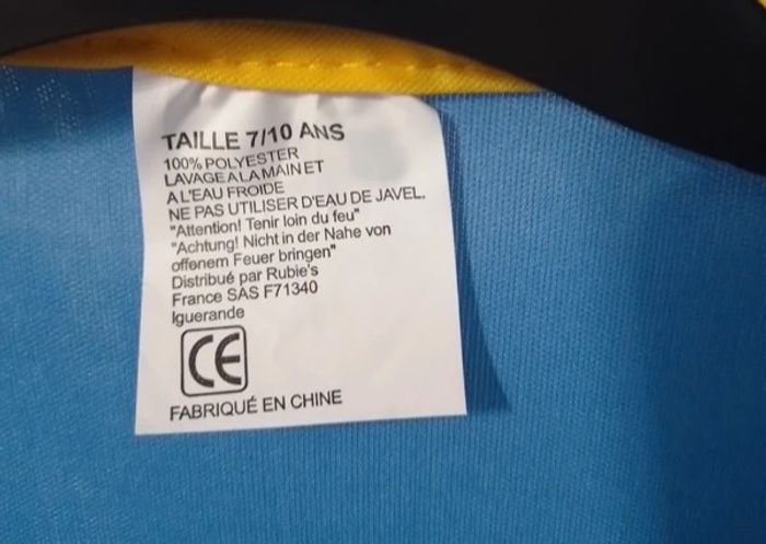 Déguisement pompom girl taille 7/10 ans - 100% polyester ( plusieurs de dispo voir annonce) - photo numéro 5