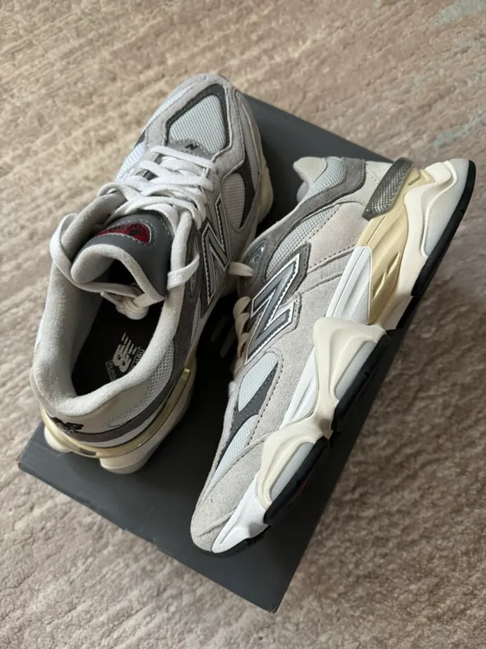 New Balance 9060 Rain Cloud Grey - photo numéro 2