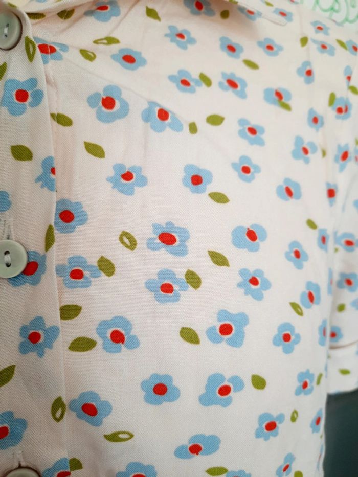 Chemise  été aspect vintage neuf avec  étiquette 🏷 Lefties 34 #lora11femme34 - photo numéro 2