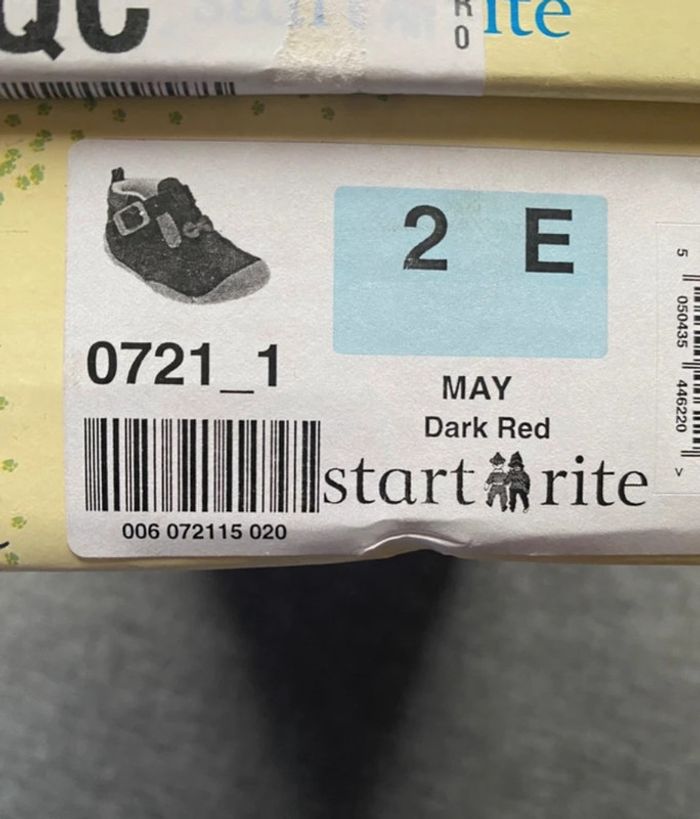 Chaussures Start-rite babies May en cuir suedé 17 neuves Couleur rouge foncé - photo numéro 6
