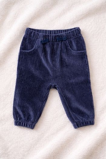 Pantalon velours côtelé Tape à l'œil bleu marine 3-6 mois - comme neuf