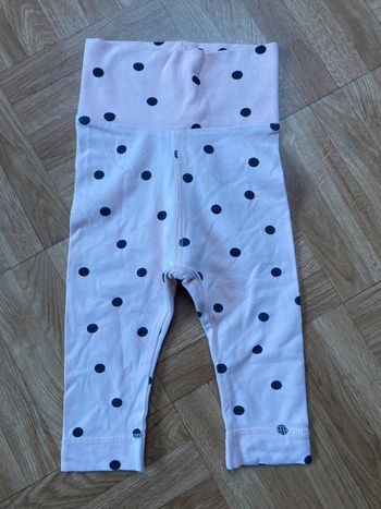 Legging rose avec petit pois noir H&M (NEUF)