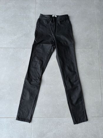 Pantalon noir effet cuir taille 34 only 