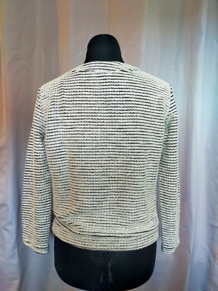 Haut rayé à lacets Naf Naf – Taille M – Femme - photo numéro 8