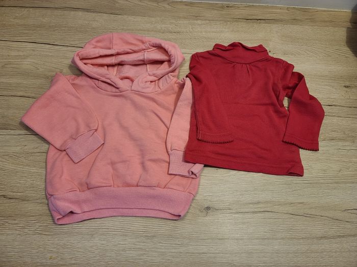 Lot robe Tee-shirt sweat 6 mois - photo numéro 4