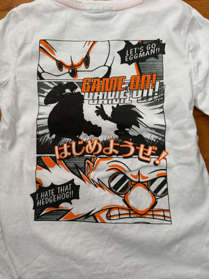 Tee shirt Sonic 6 ans - photo numéro 4