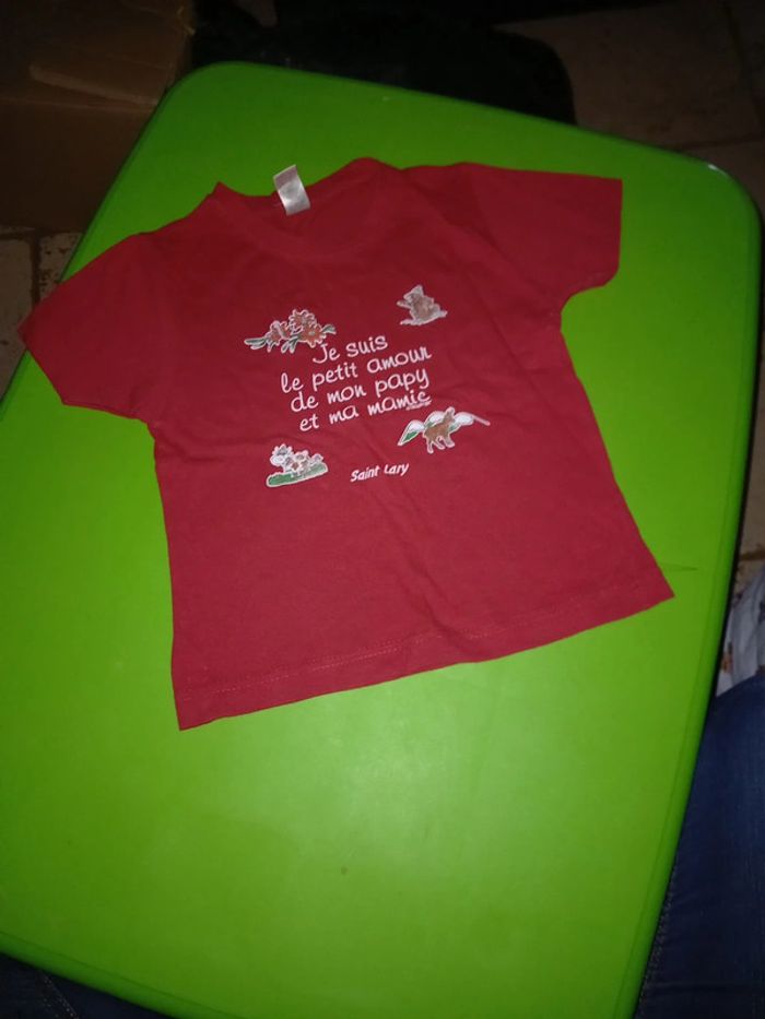 Tee shirt manche courte 4 ans