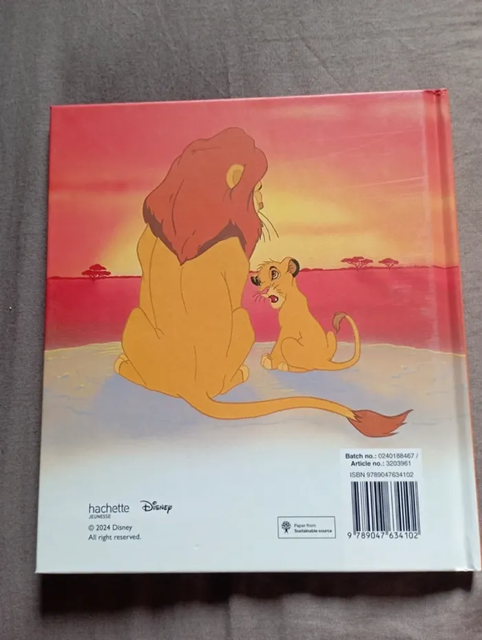 Livre le Roi lion de Disney - photo numéro 2