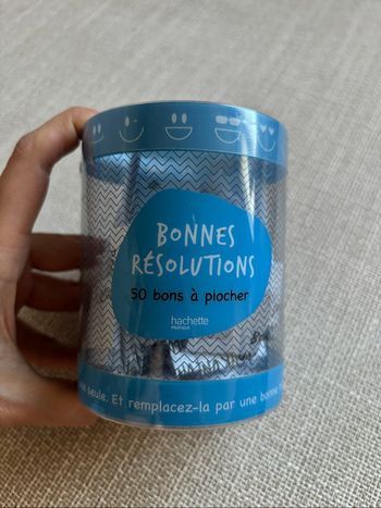 boîte 50 bons bonnes résolutions