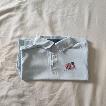 Polo bébé bleu 6 mois Mini Gang