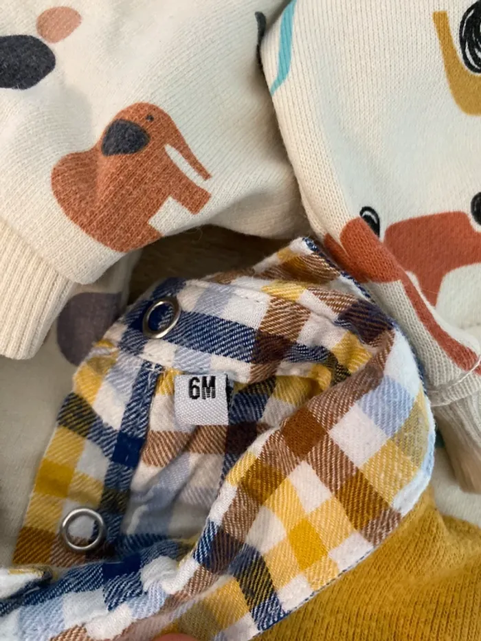 Lot de 5 pulls taille 6 mois - photo numéro 3
