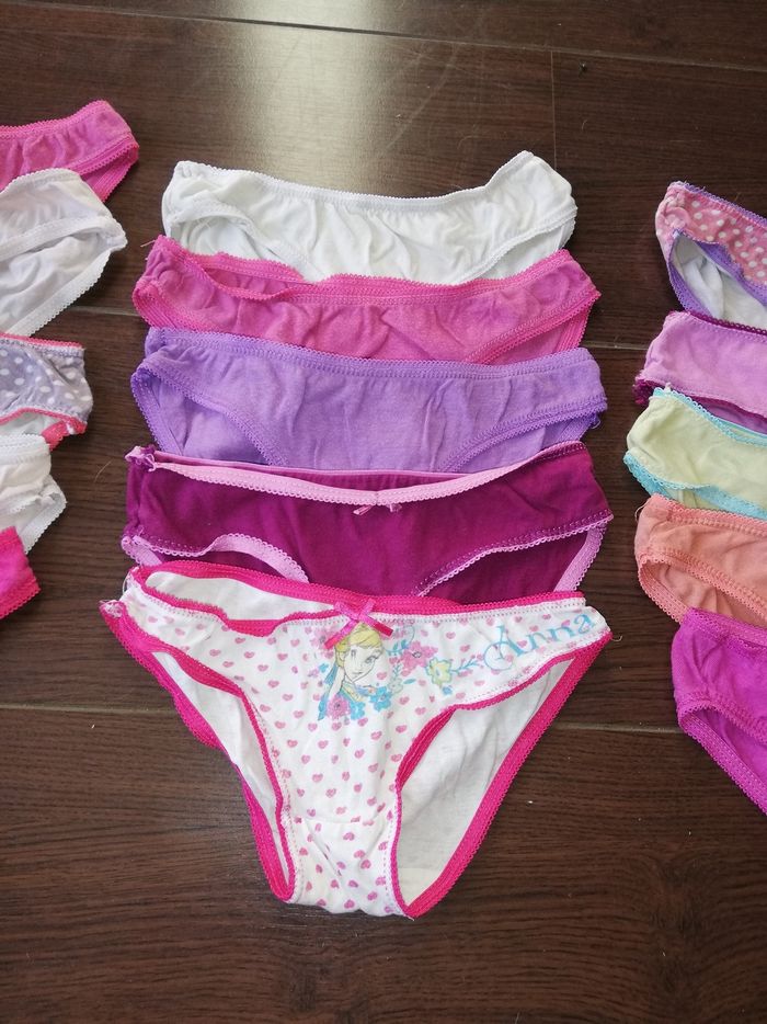 Lot de 15 culottes fille 4/5 ans - photo numéro 3