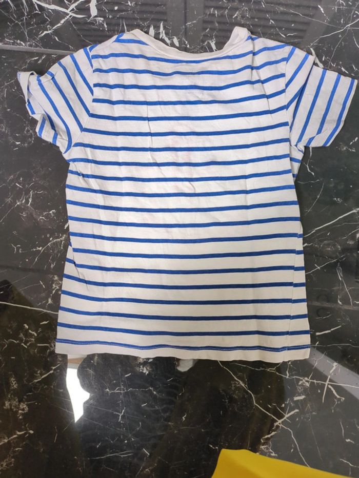 Tee shirt marinière 4-6 ans - photo numéro 4