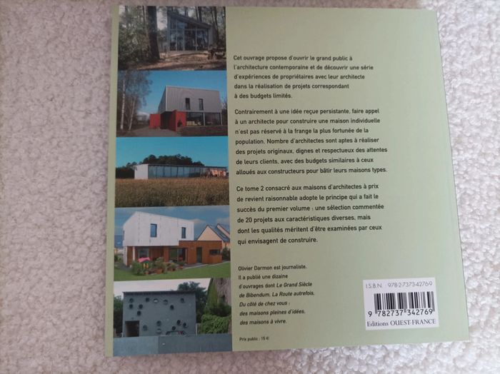 Livre " 20 maisons d'aujourd'hui à 100000€" - photo numéro 2