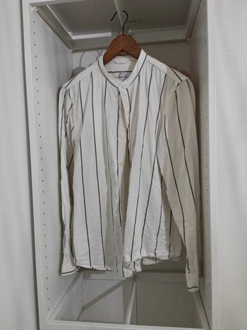 Chemise blanche a rayure Bershka eur M mex38