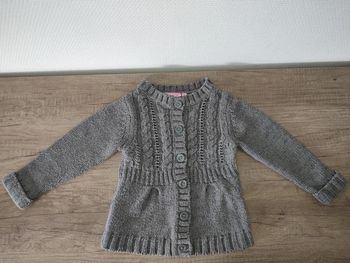 Gilet gris 3 ans Nky chaud