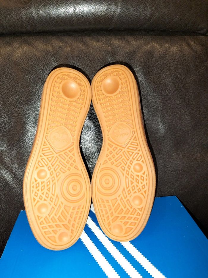 Baskets Adidas Spezial bimatières - bleu clair - photo numéro 3