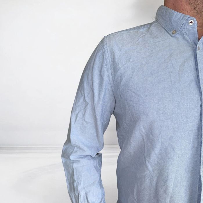 🌸 Jolie chemise bleu clair Slim Fit Kiabi - Taille 40 🌸 - photo numéro 3