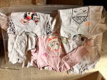 Lot de vêtement t-shirt manche longue