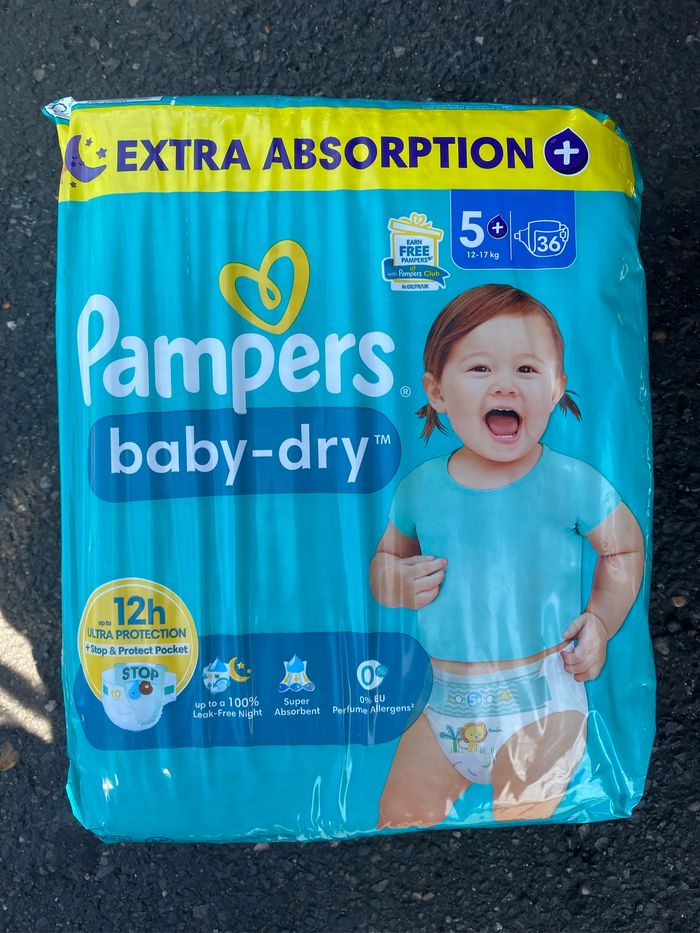Pampers baby dry 5+