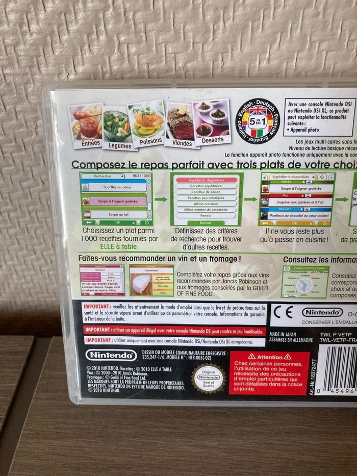 Jeu DS 1000 recettes de cuisine - photo numéro 5