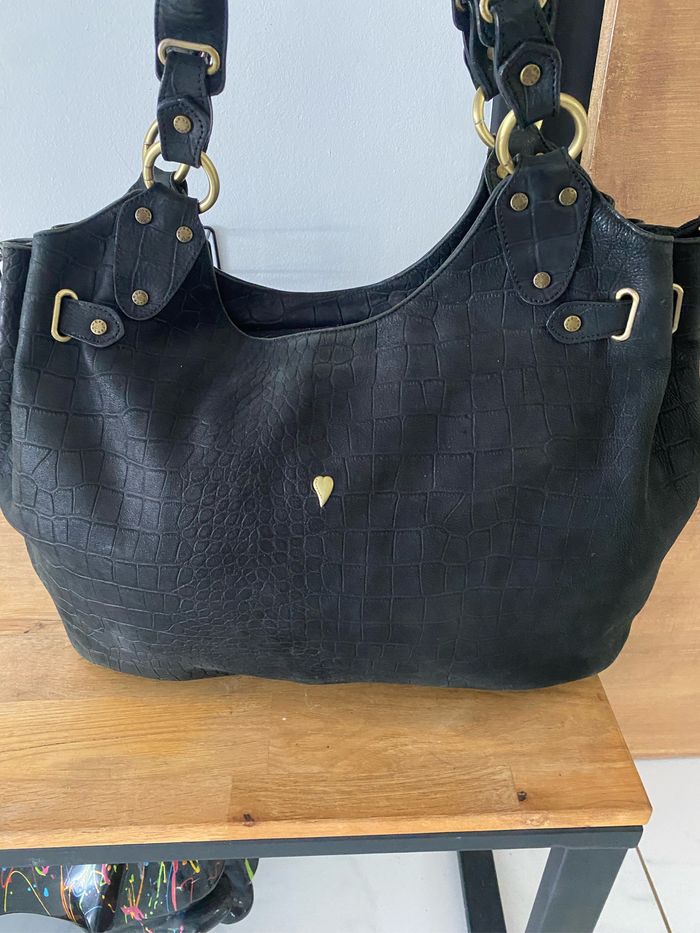 Grand sac Lancaster cuir - photo numéro 5