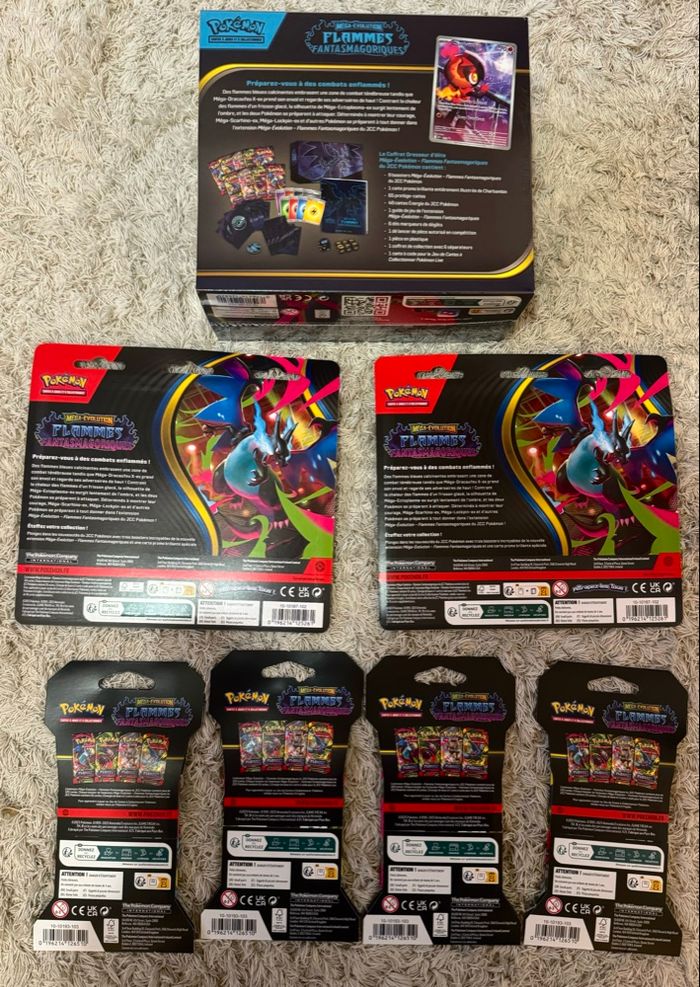 Lot 19 boosters Pokémon ME02 - photo numéro 2
