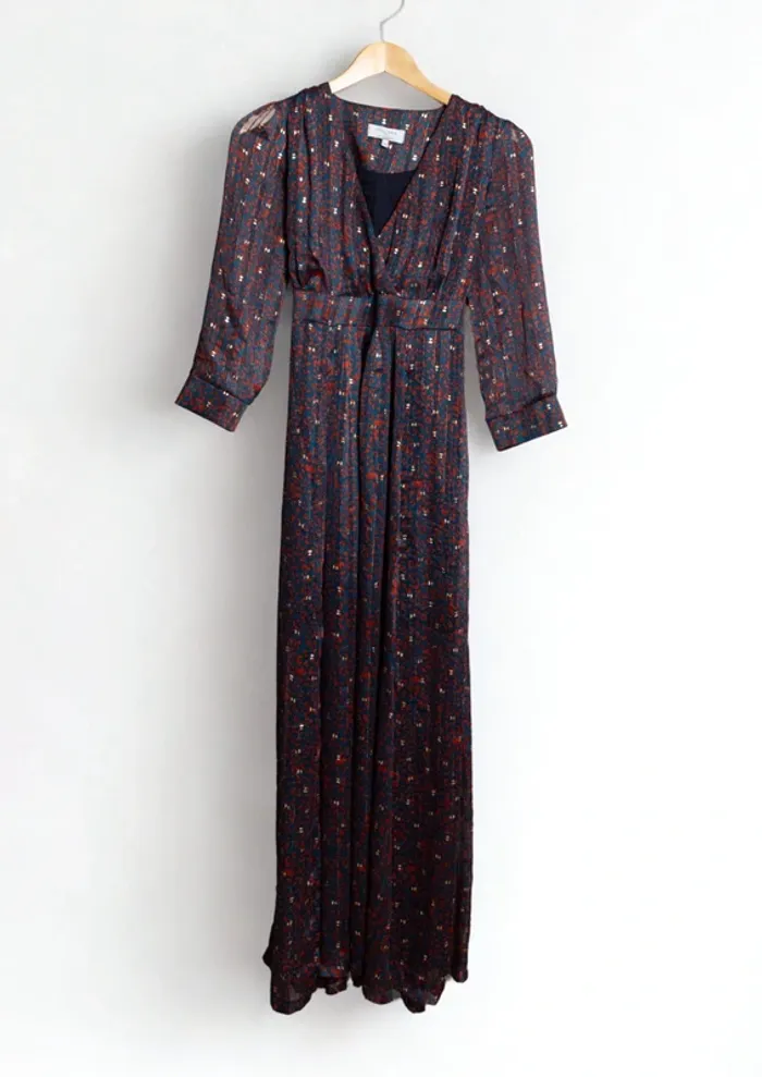 Robe longue fluide imprimée – Opullence Paris Taille M