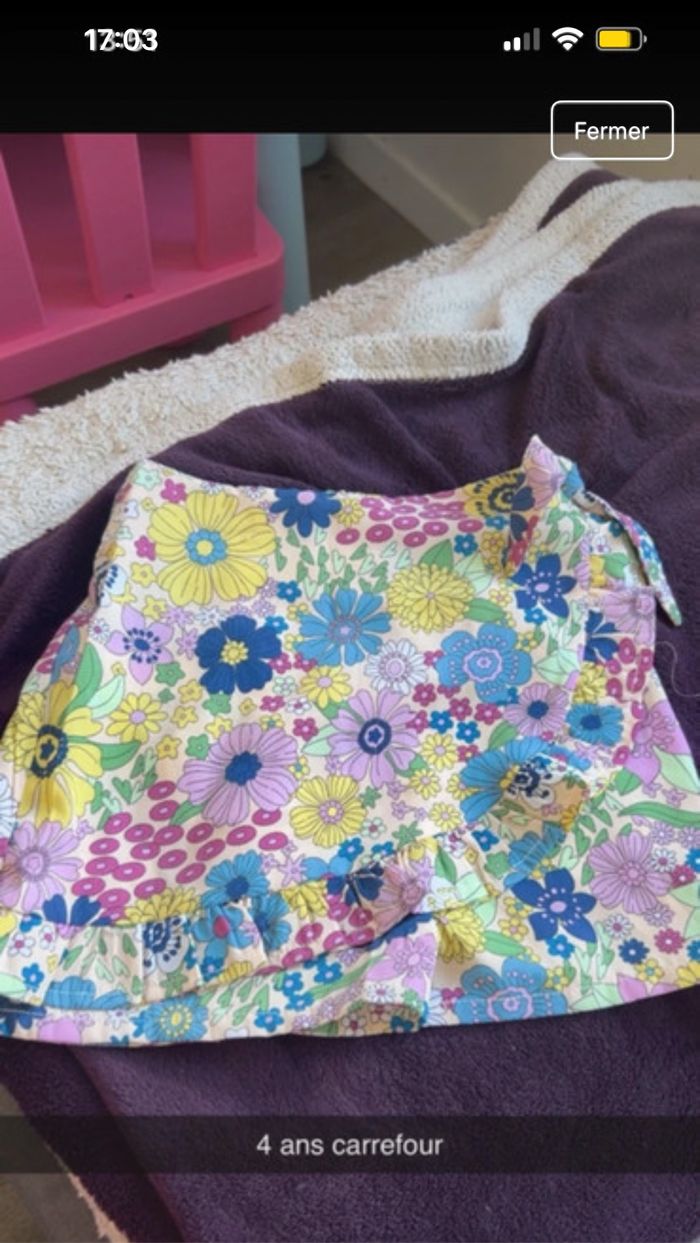 Jupe short fille