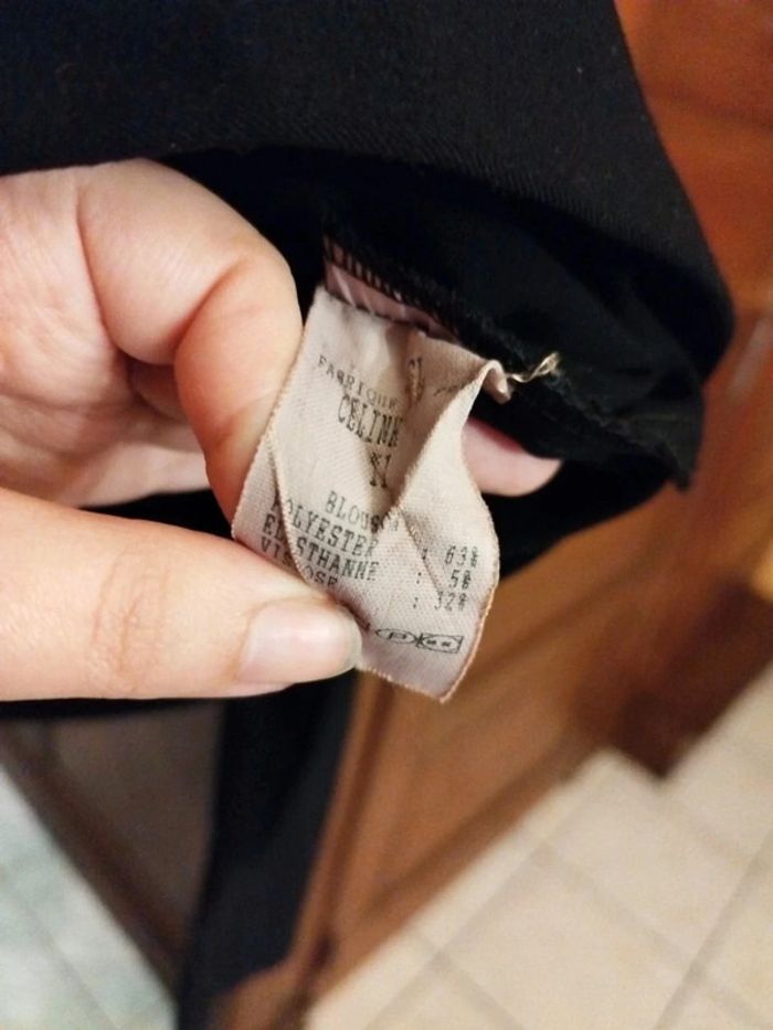 Veste noire bombers sportswear y2k S/36 vintage - photo numéro 8