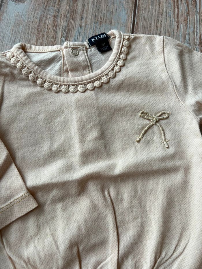 Joli t-shirt Pailleté 3 mois - photo numéro 2